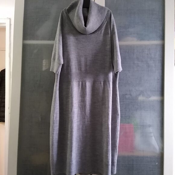 Lands End Large Merino wool sweater dress - Picture 2 of 4